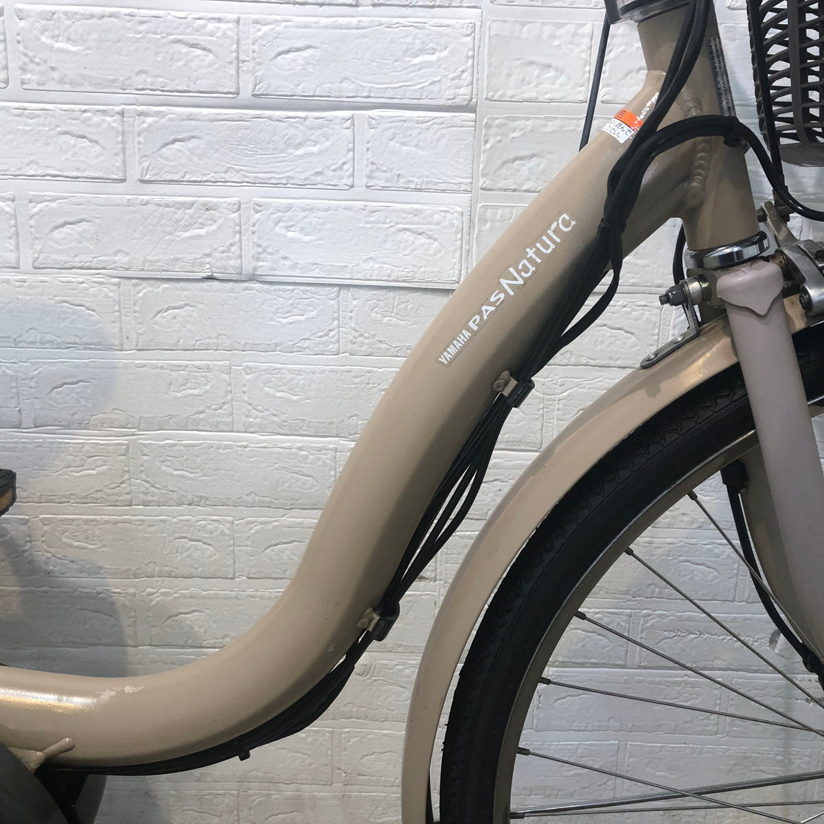 中古電動自転車 ヤマハ PAS ナチュラ XL DX ベージュ 26インチ YE072