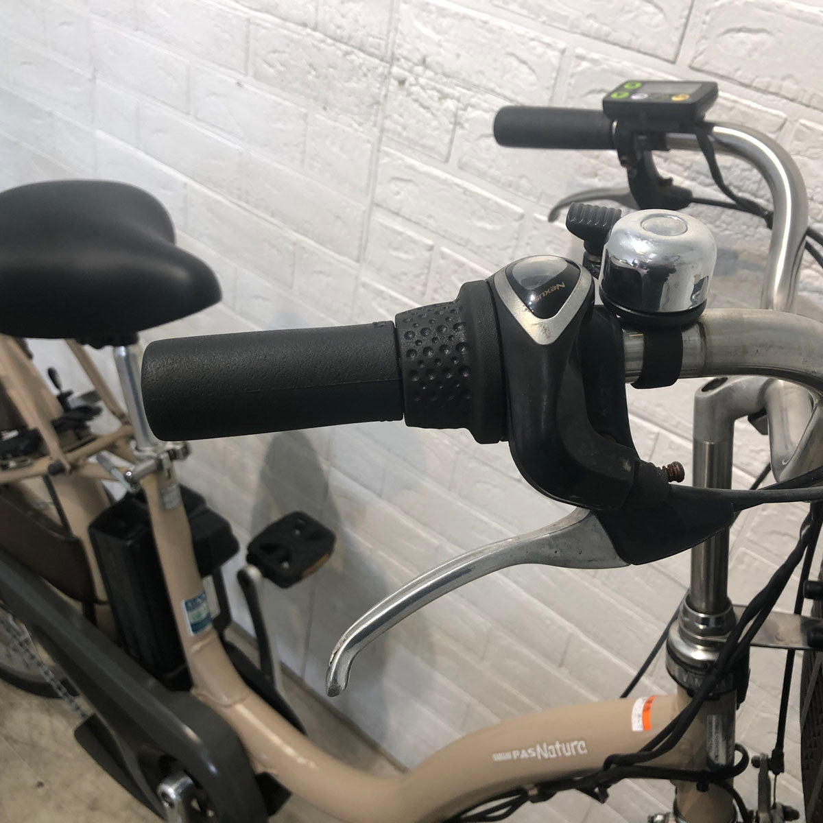 中古電動自転車 ヤマハ PAS ナチュラ XL DX ベージュ 26インチ YE072