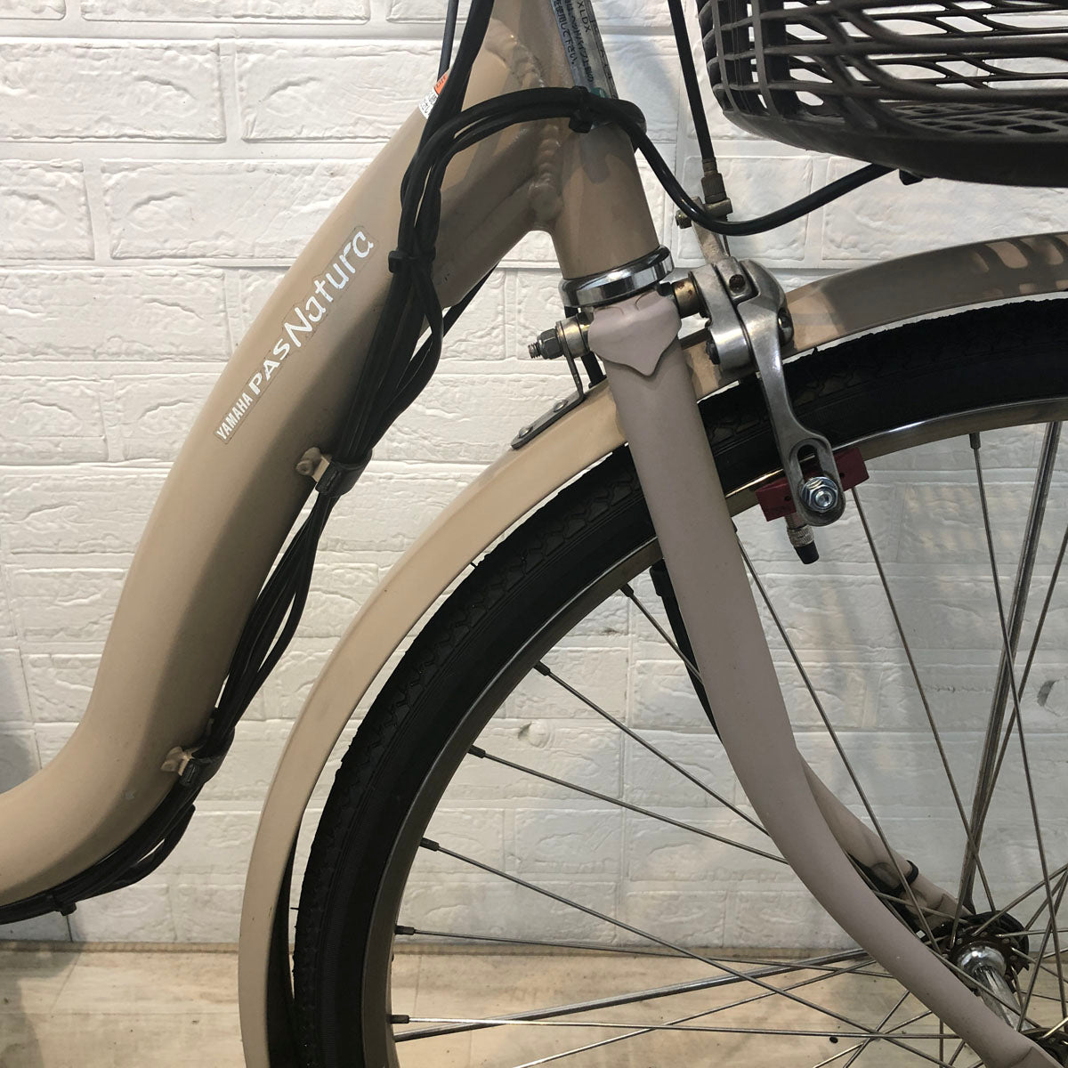 中古電動自転車 ヤマハ PAS ナチュラ XL DX ベージュ 26インチ YE072