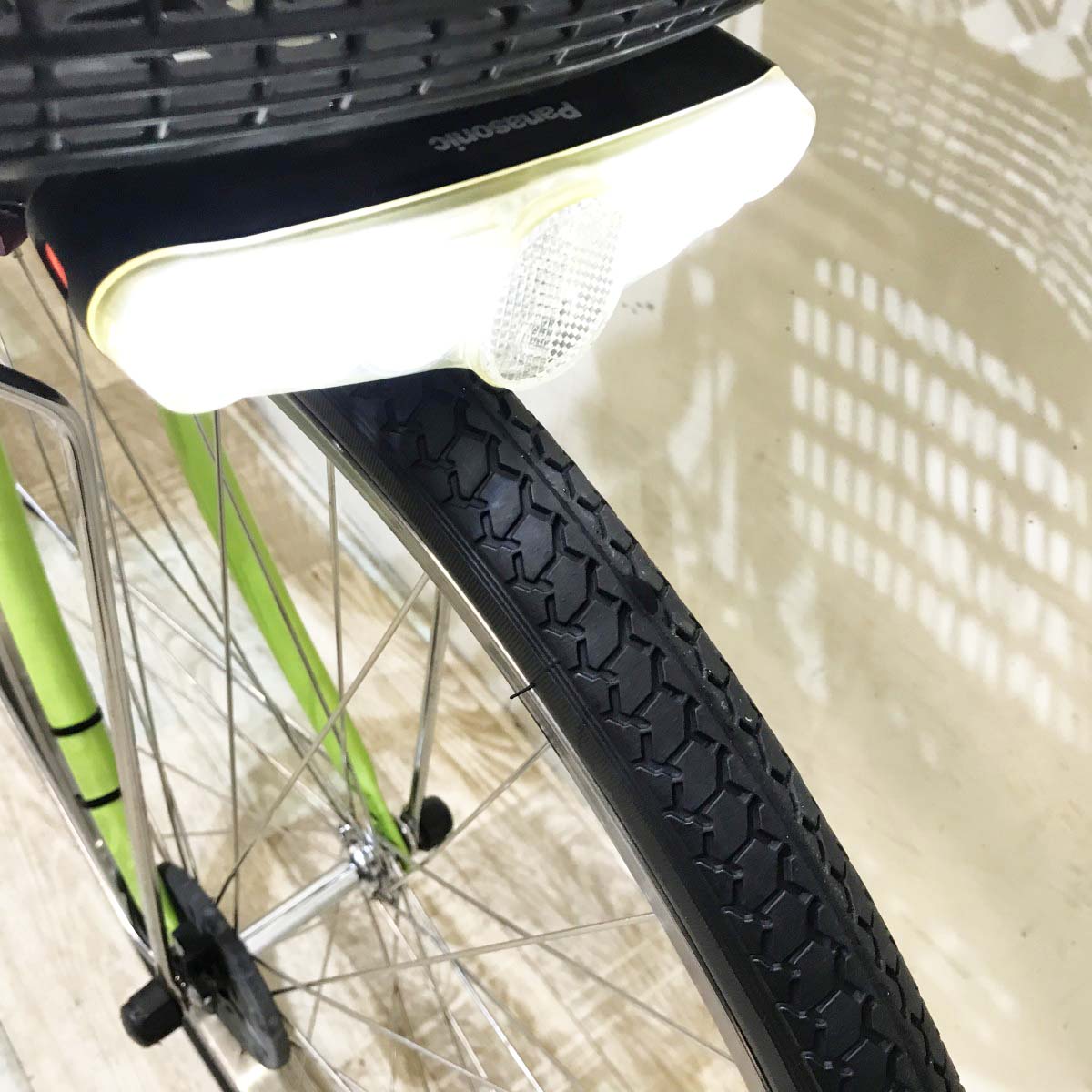 中古電動自転車 パナソニック ビビDX グリーン 26インチ KH124