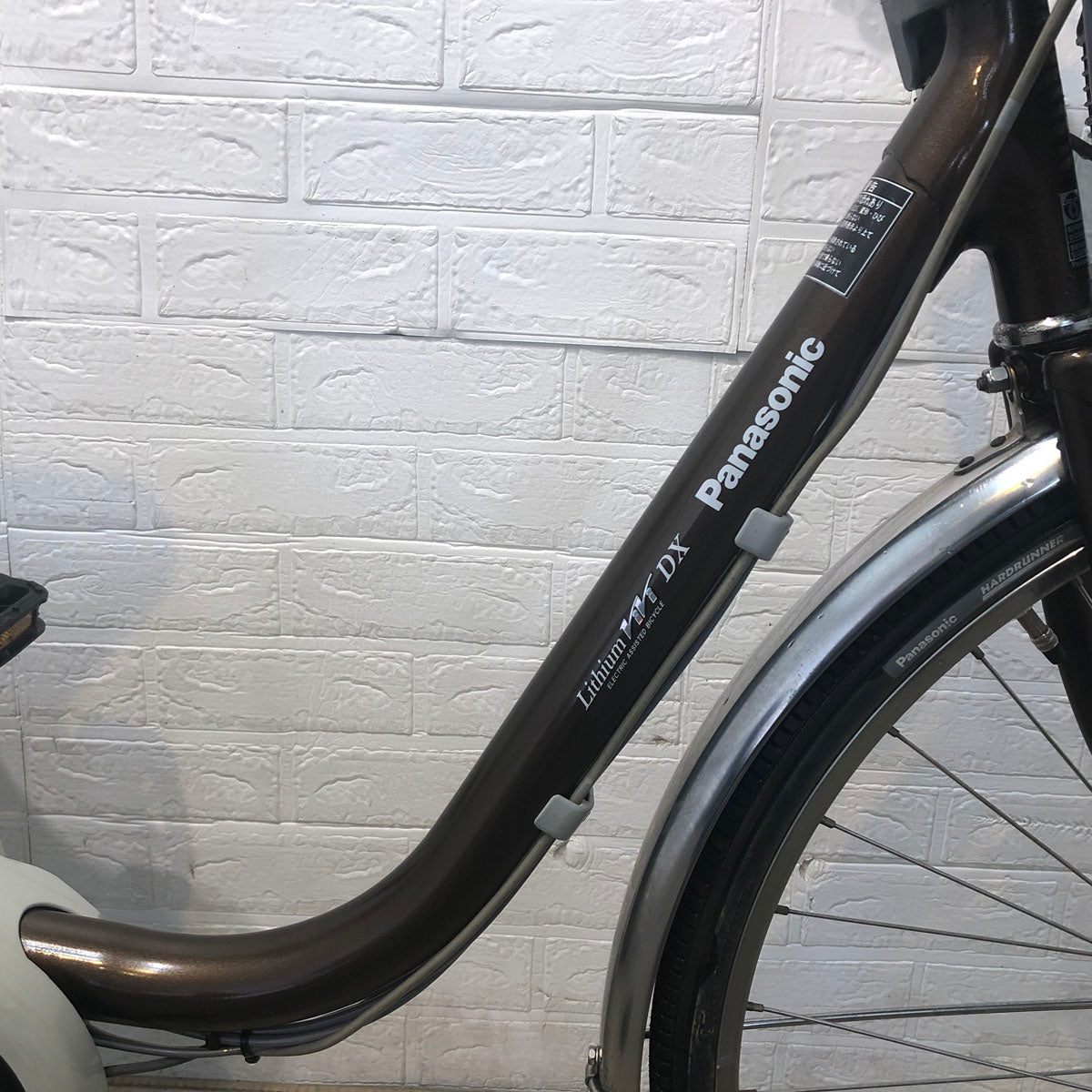 中古電動自転車 パナソニック ビビ DX ブラウン 26インチ YE073 