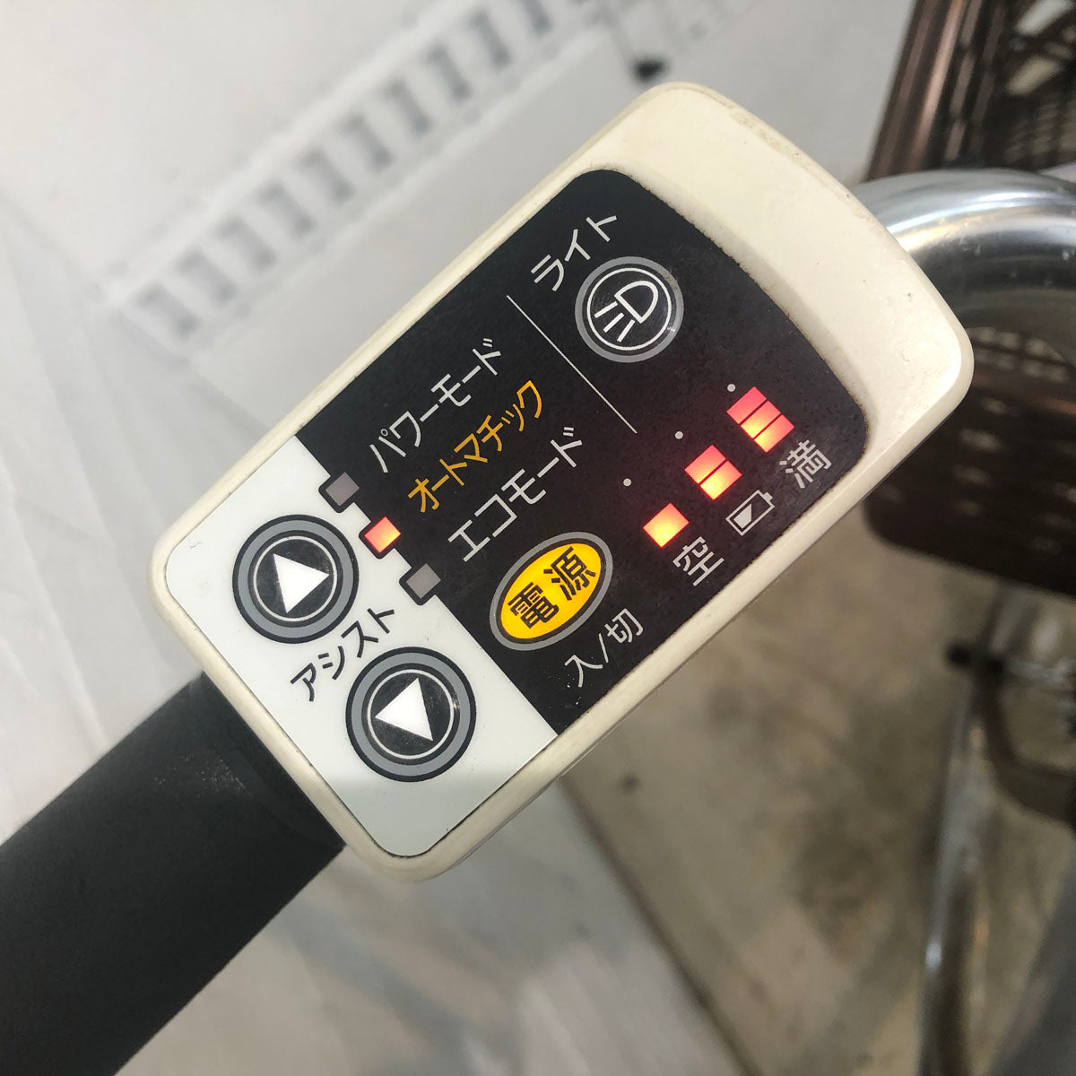 中古電動自転車 パナソニック ビビ DX ブラウン 26インチ YE073 