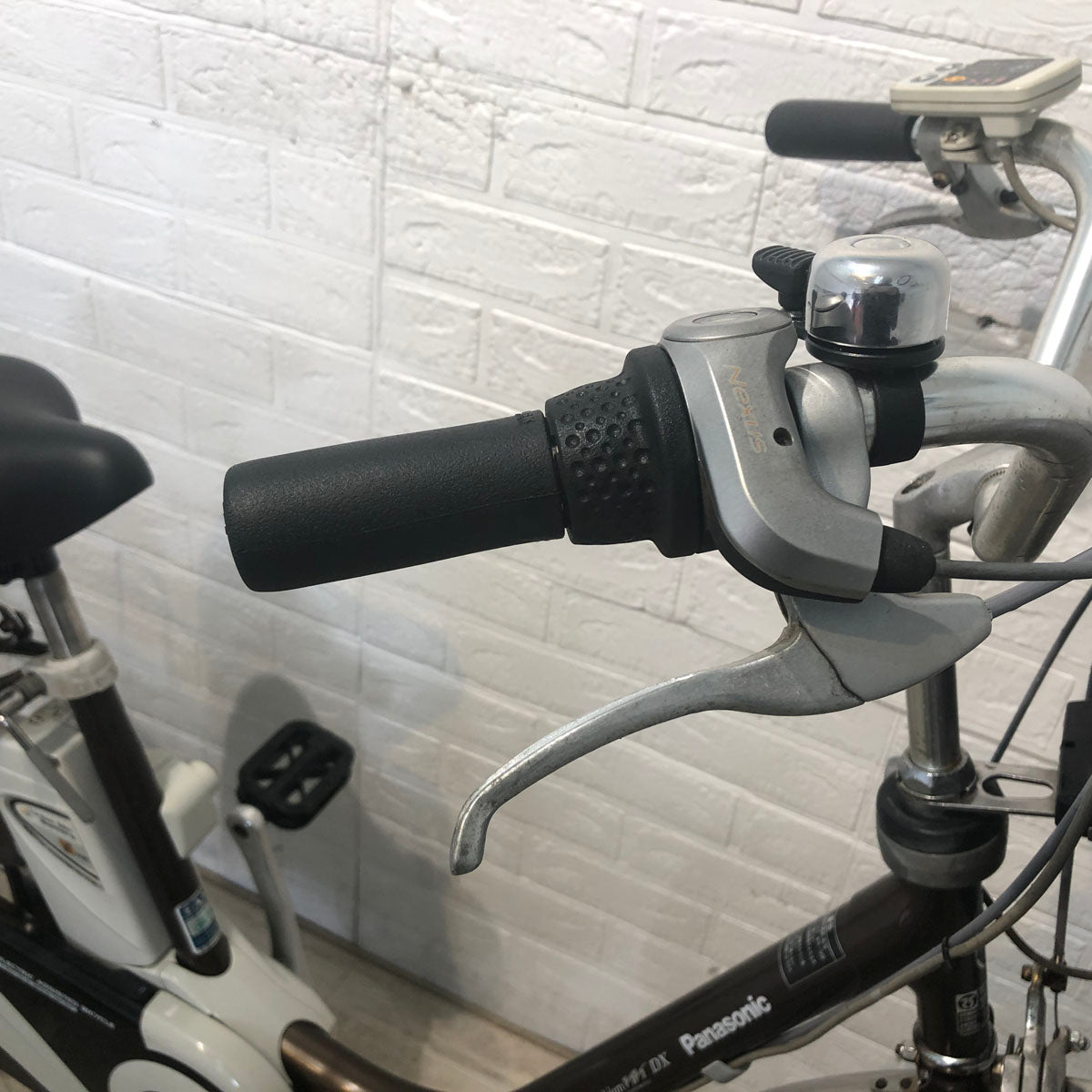 中古電動自転車 パナソニック ビビ DX ブラウン 26インチ YE073 