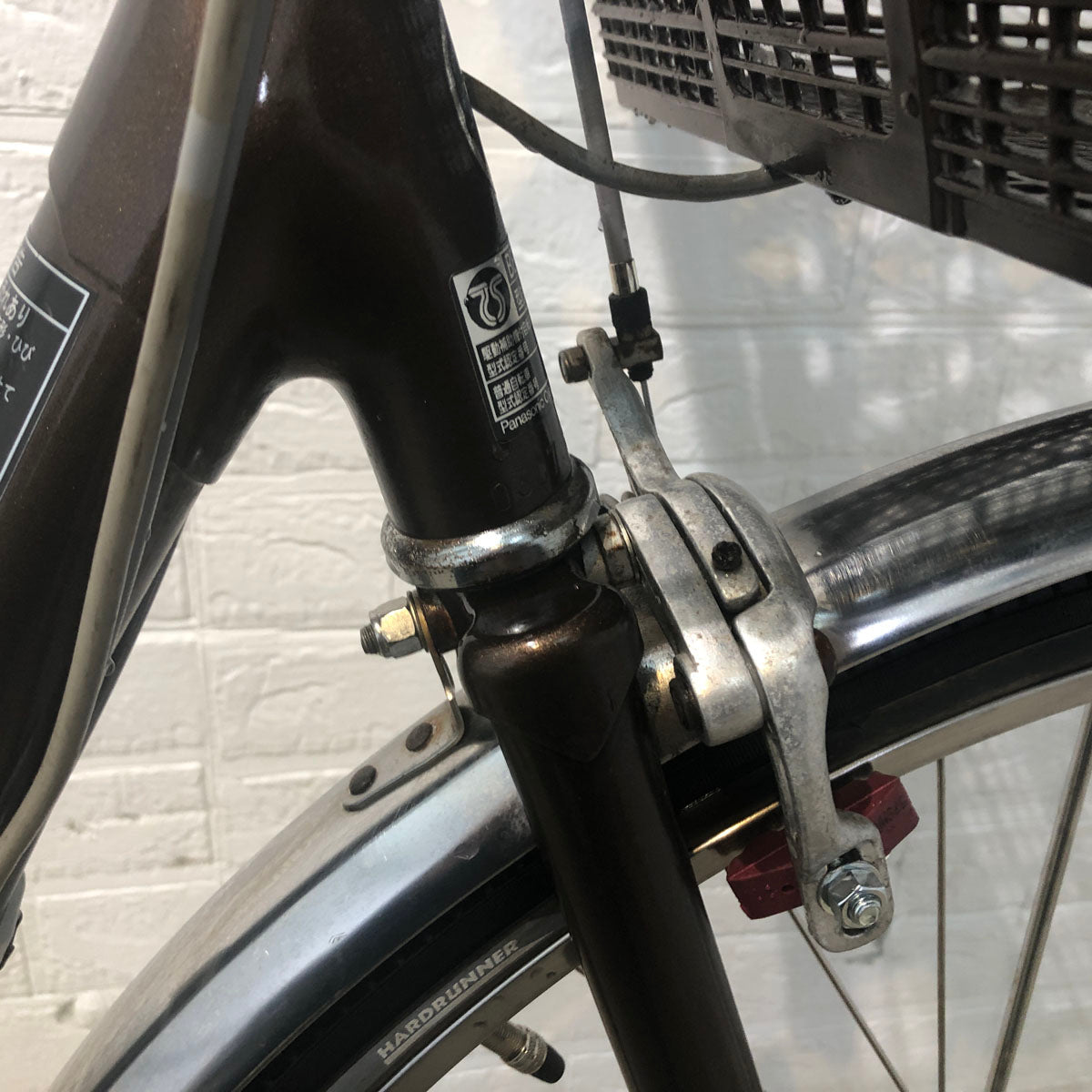 中古電動自転車 パナソニック ビビ DX ブラウン 26インチ YE073 