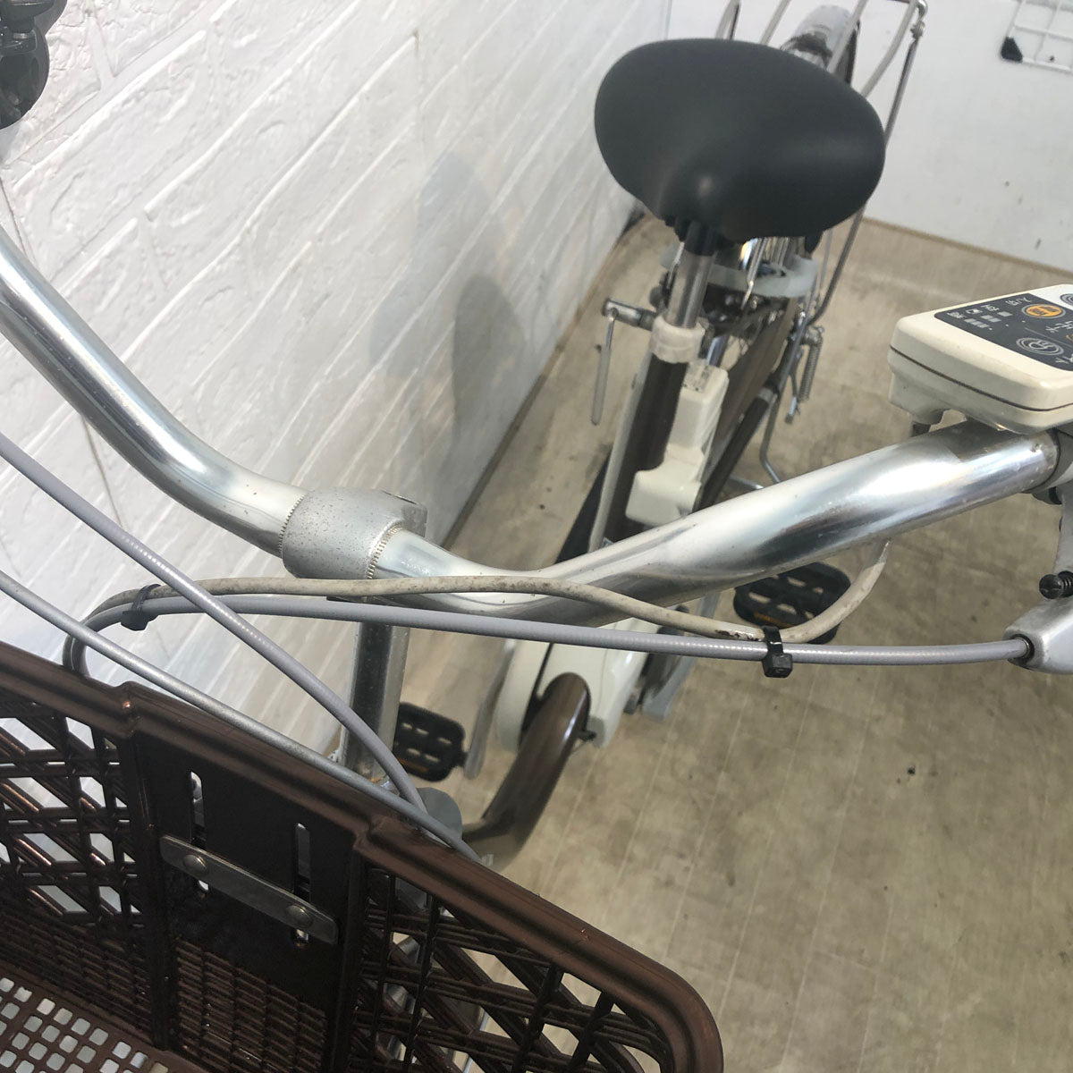中古電動自転車 パナソニック ビビ DX ブラウン 26インチ YE073 