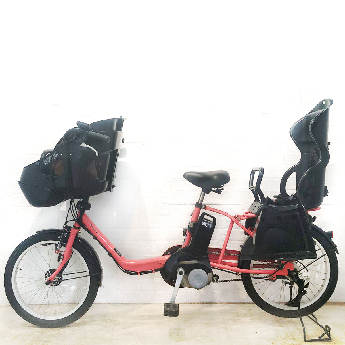 電動自転車 パナソニック ギュット 中古 子供乗せ アシスト 120703 中古電動自転車 パナソニック ギュット ミニ EX ピンク 20インチ YE074