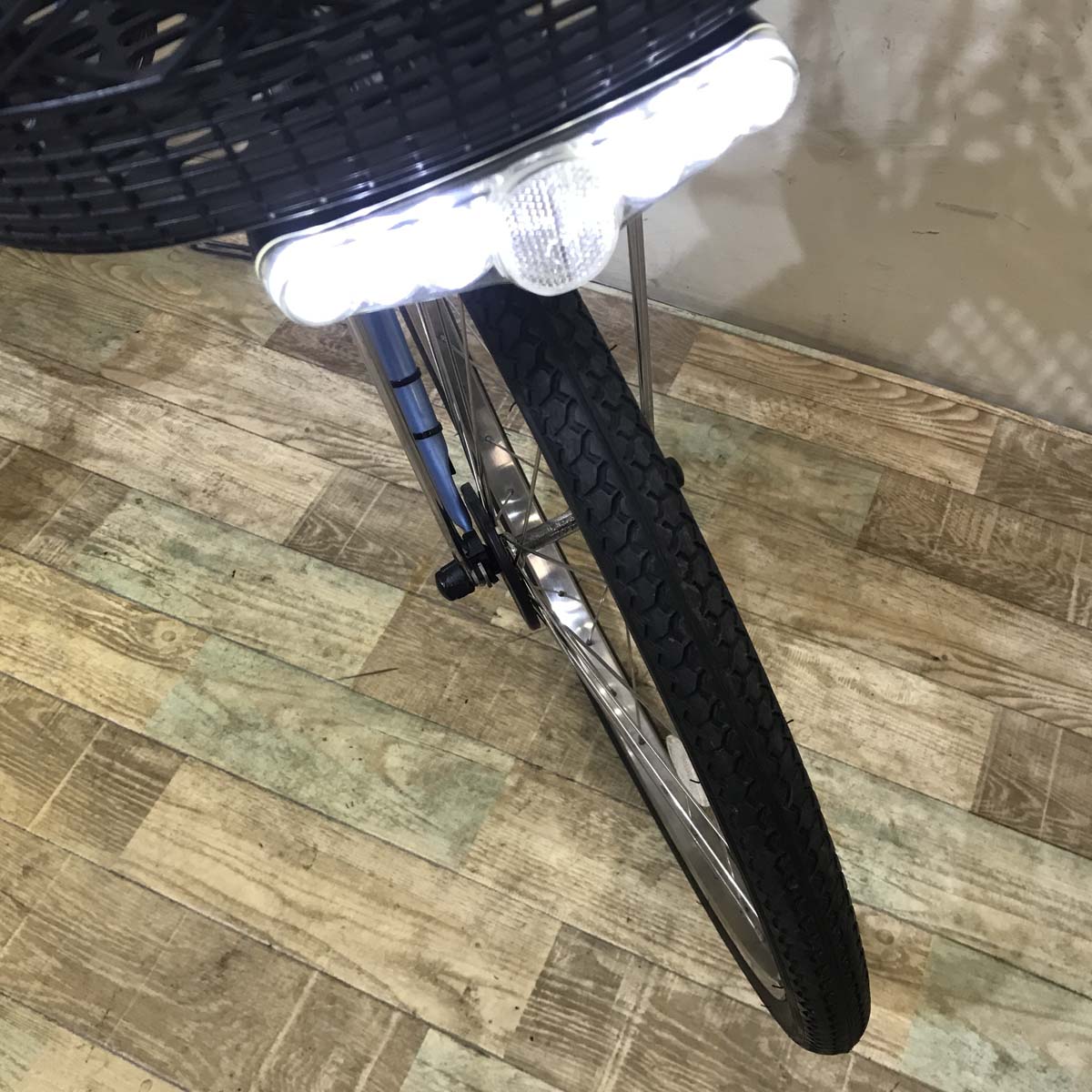 中古電動自転車 パナソニック ビビ DX ブルー 24インチ KD038
