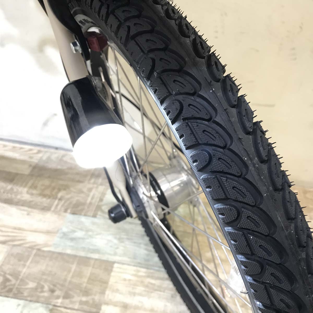 ブリヂストン bikke POLAR e ビッケ ポーラー イー ベージュ 20インチ KT146 【中古車】