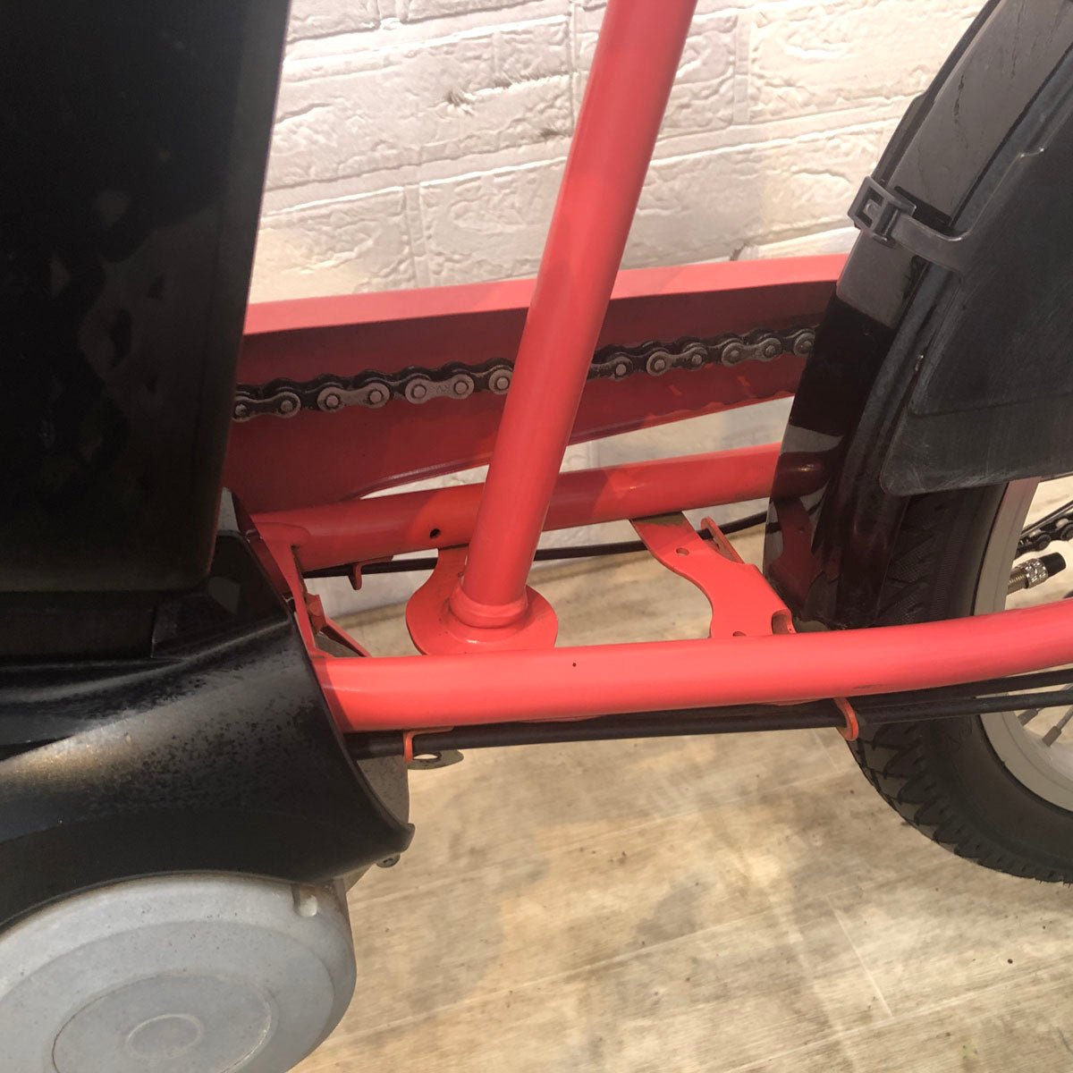 中古電動自転車 パナソニック ギュット ミニ EX ピンク 20インチ YE074