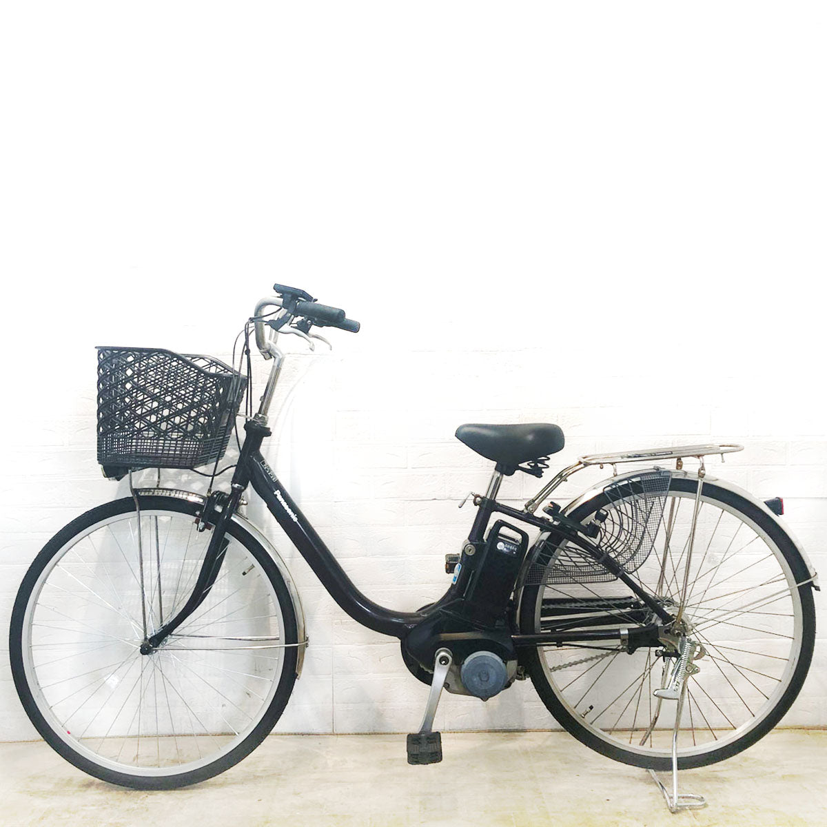 中古電動自転車 パナソニック ビビ YX ブラウン 26インチ YE075