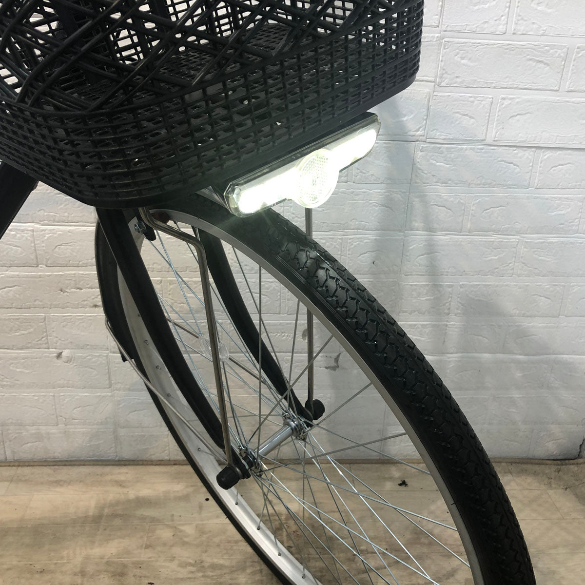 中古電動自転車 パナソニック ビビ YX ブラウン 26インチ YE075