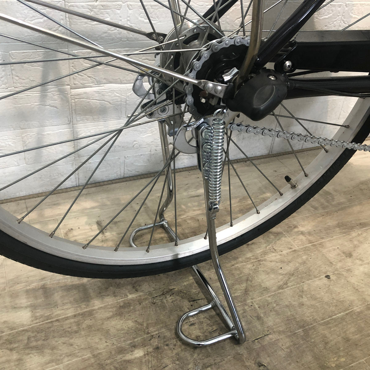 中古電動自転車 パナソニック ビビ YX ブラウン 26インチ YE075