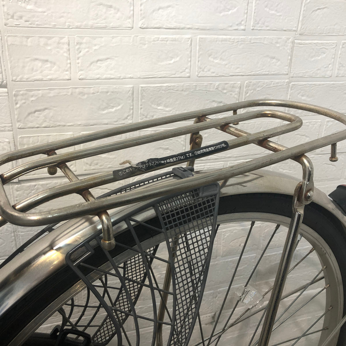 中古電動自転車 パナソニック ビビ YX ブラウン 26インチ YE075