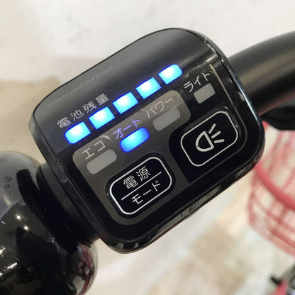 ブリヂストン ステップクルーズe（デュアルドライブ） ピンク 26インチ KH127 【中古車】
