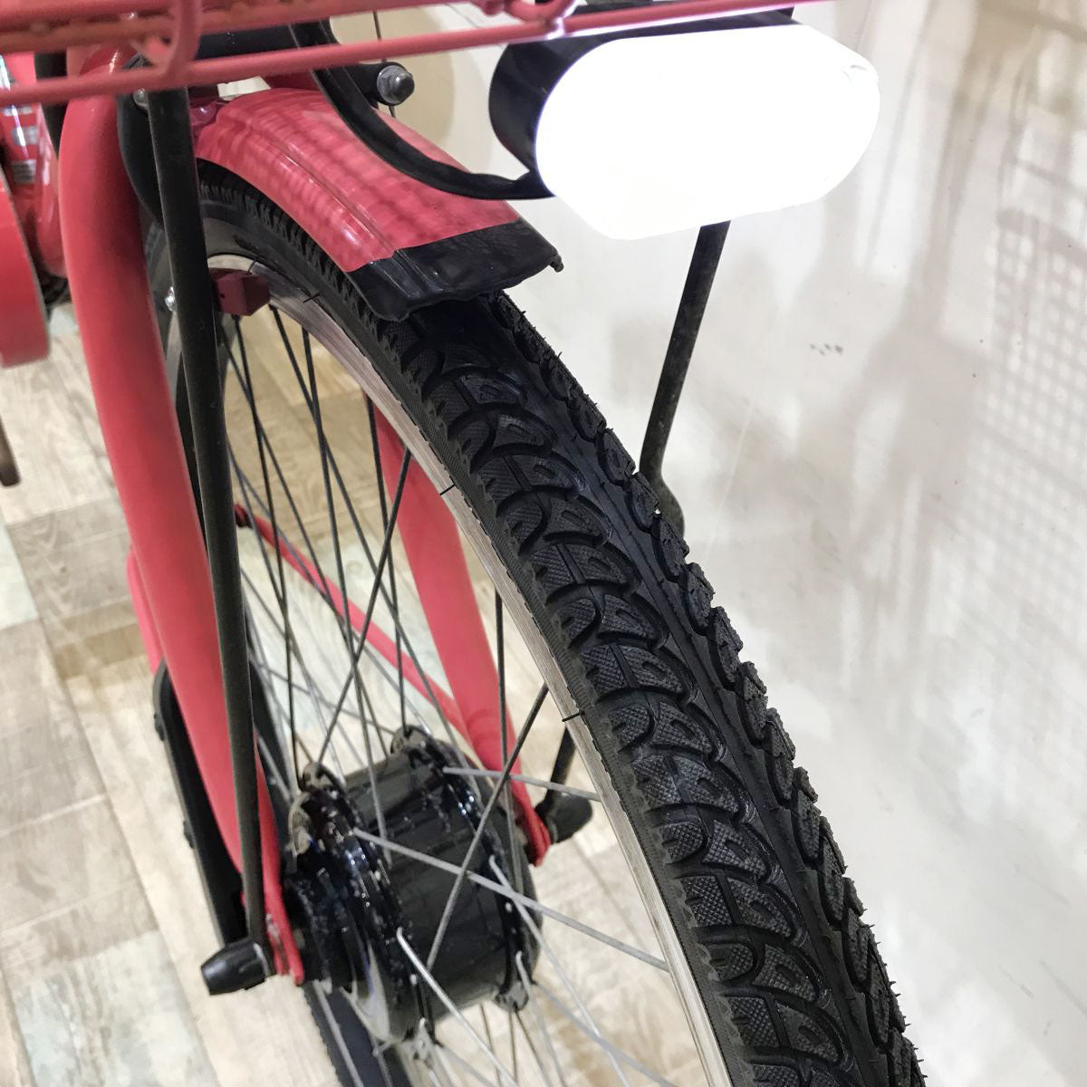 中古電動自転車 ブリヂストン ステップクルーズe ピンク 26インチ KH127