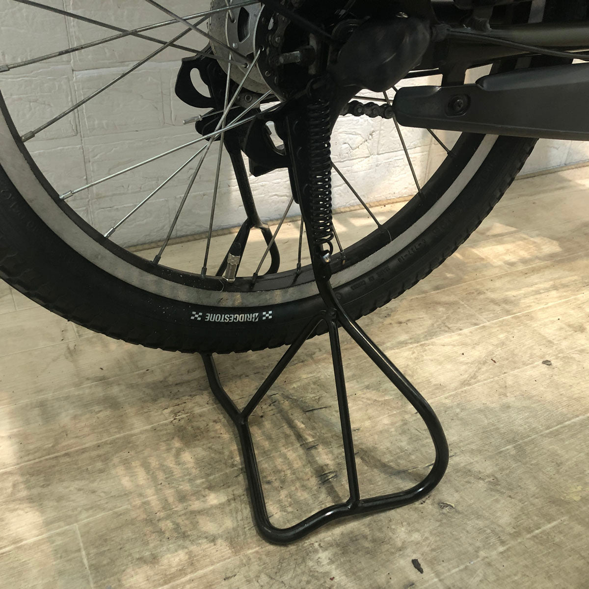 中古電動自転車 ヤマハ PAS Kiss mini  パス キッス ミニ カーキ 20インチ YE076