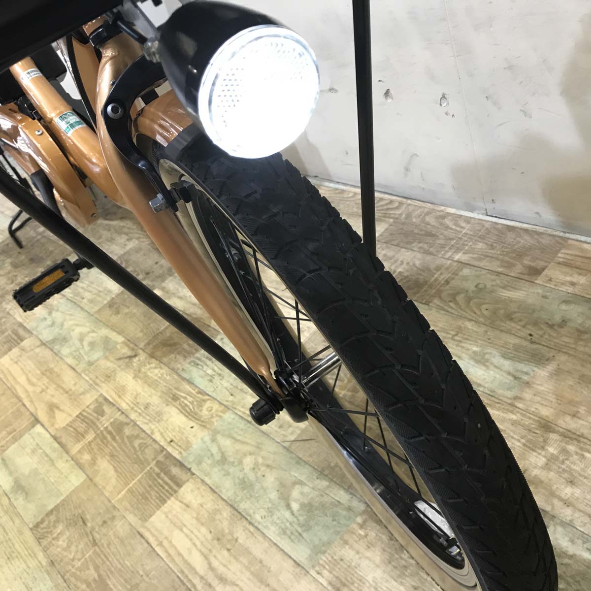 中古電動自転車 パナソニック ギュット クルーム R DX ウィートメタリック 20インチ KD041