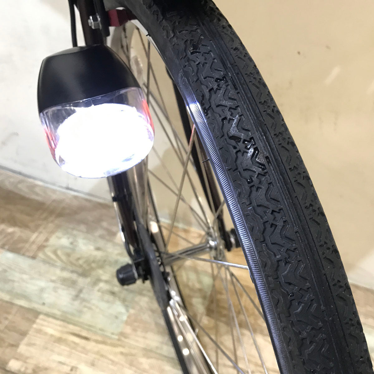 パナソニック ギュット DX ブラウン 前22×後26インチ KY070【中古車】