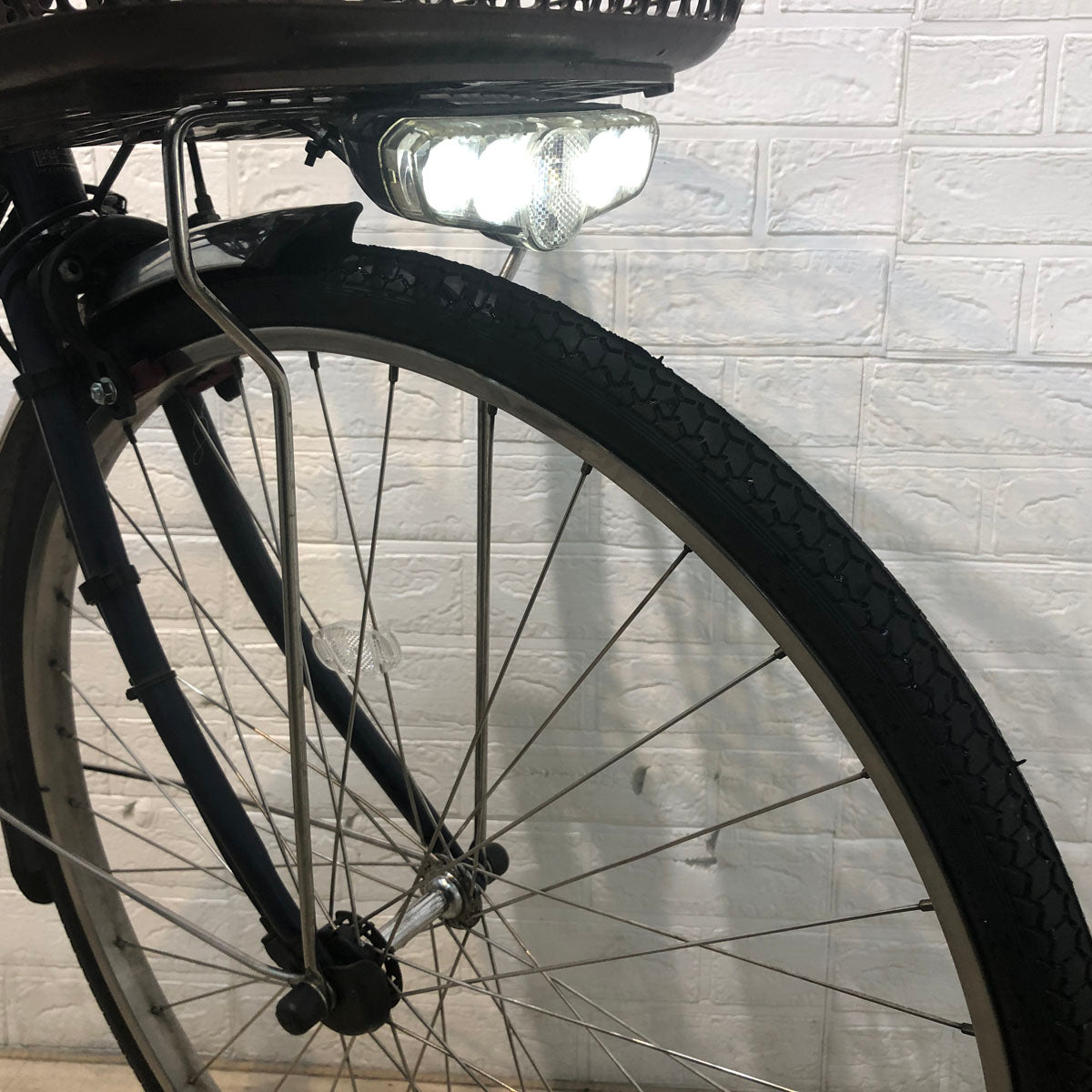 中古電動自転車 パナソニック ビビ DX ネイビー 26インチ YE077 