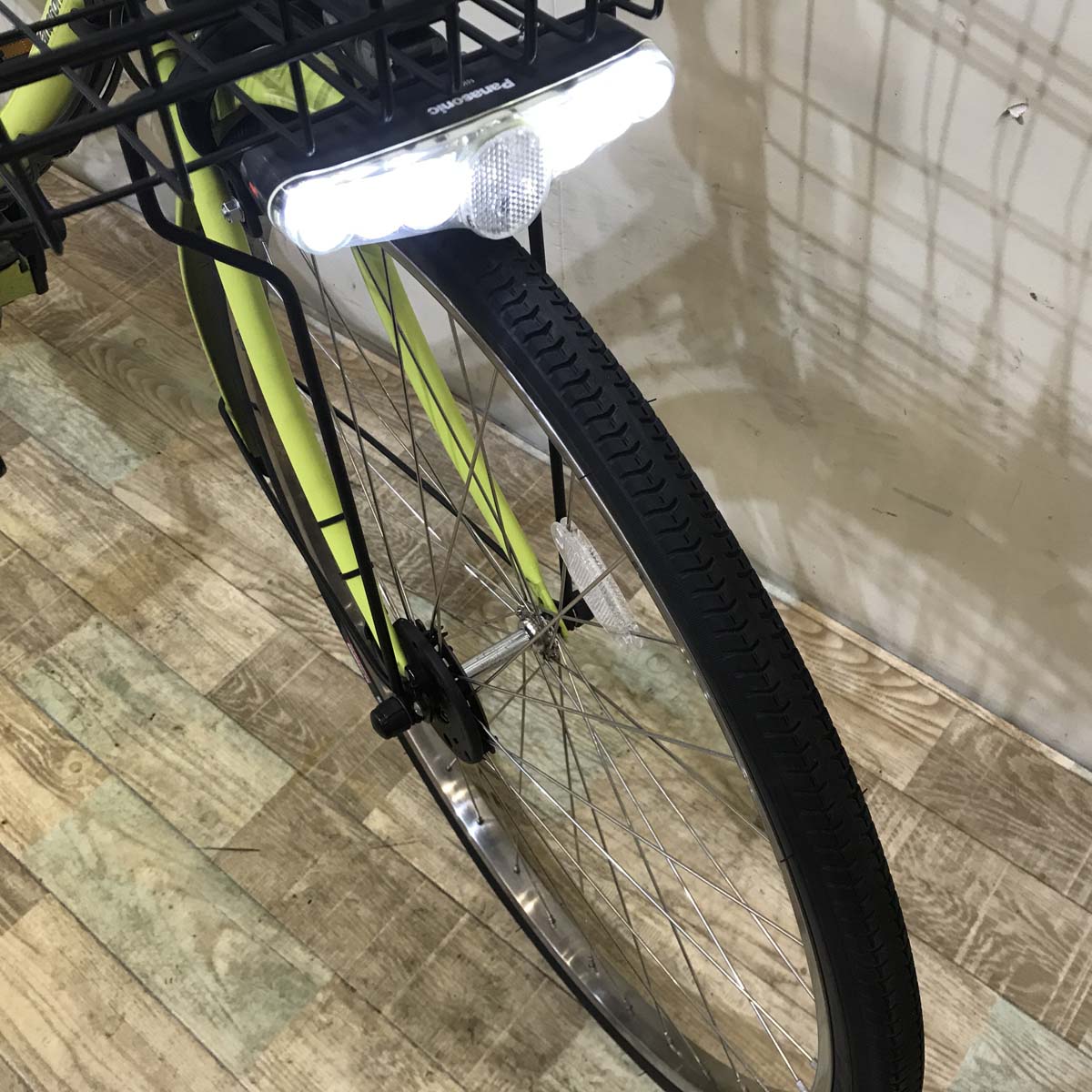 中古電動自転車 パナソニック エーガールズ グリーン 26インチ KD042