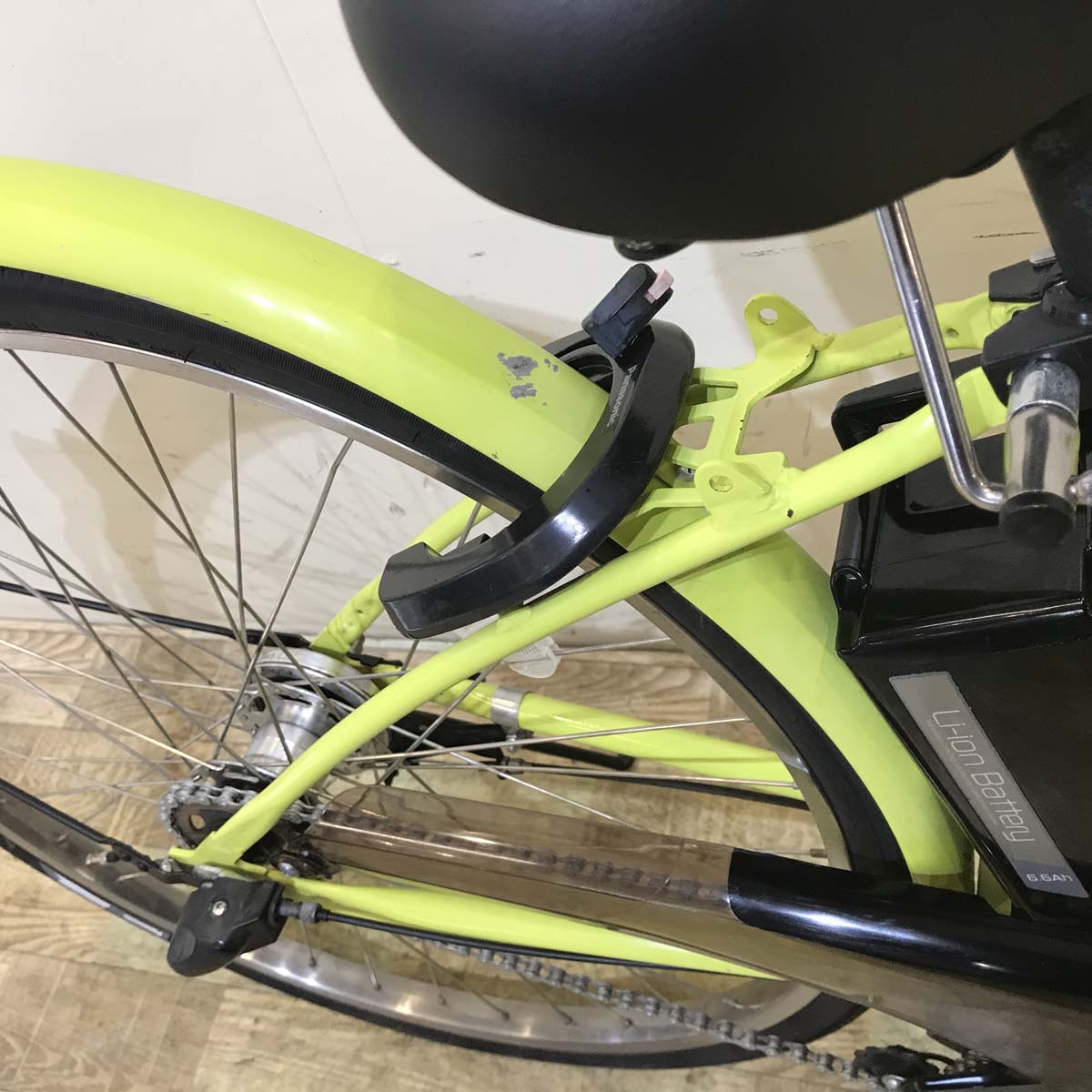 中古電動自転車 パナソニック エーガールズ グリーン 26インチ KD042
