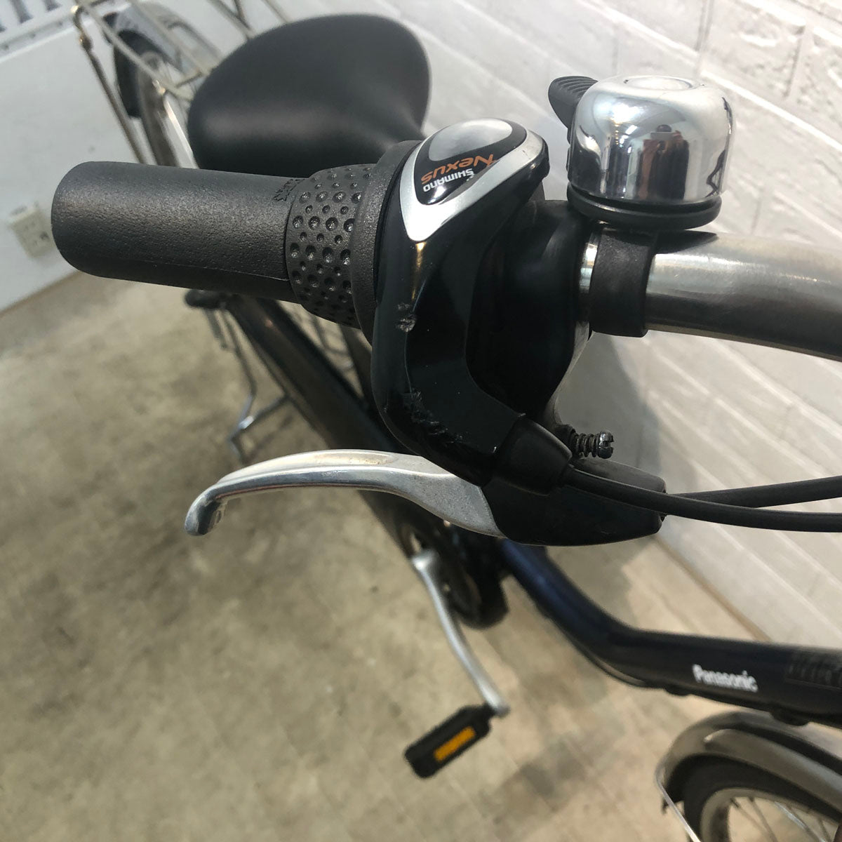 中古電動自転車 パナソニック ビビ DX ネイビー 26インチ YE077 