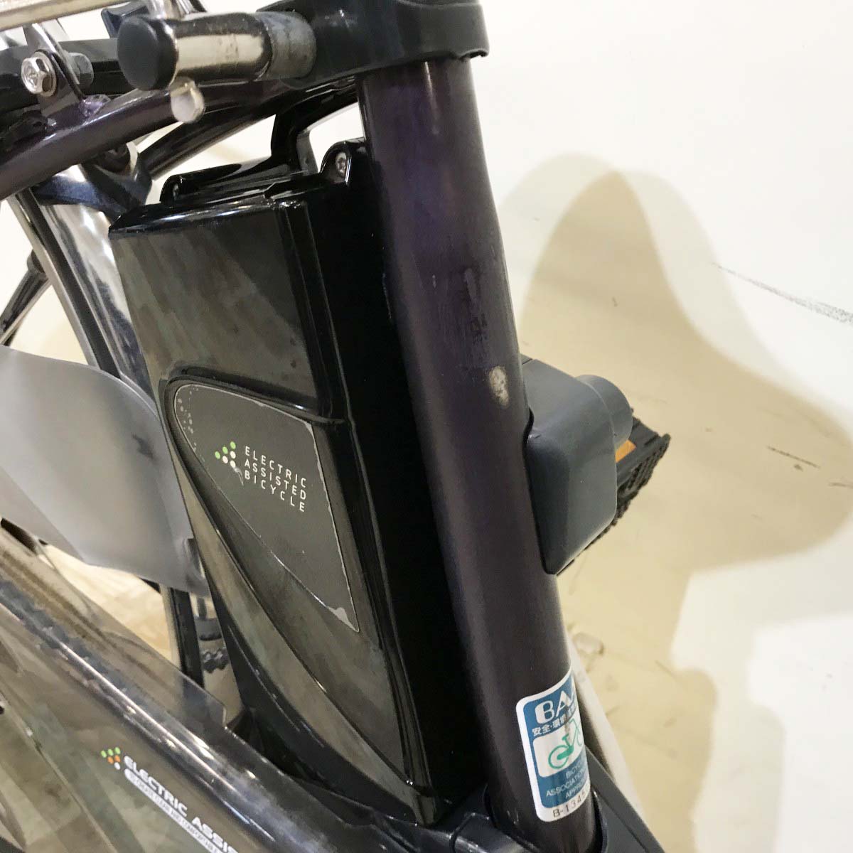 中古電動自転車 パナソニック ビビDX パープル 26インチ KH130
