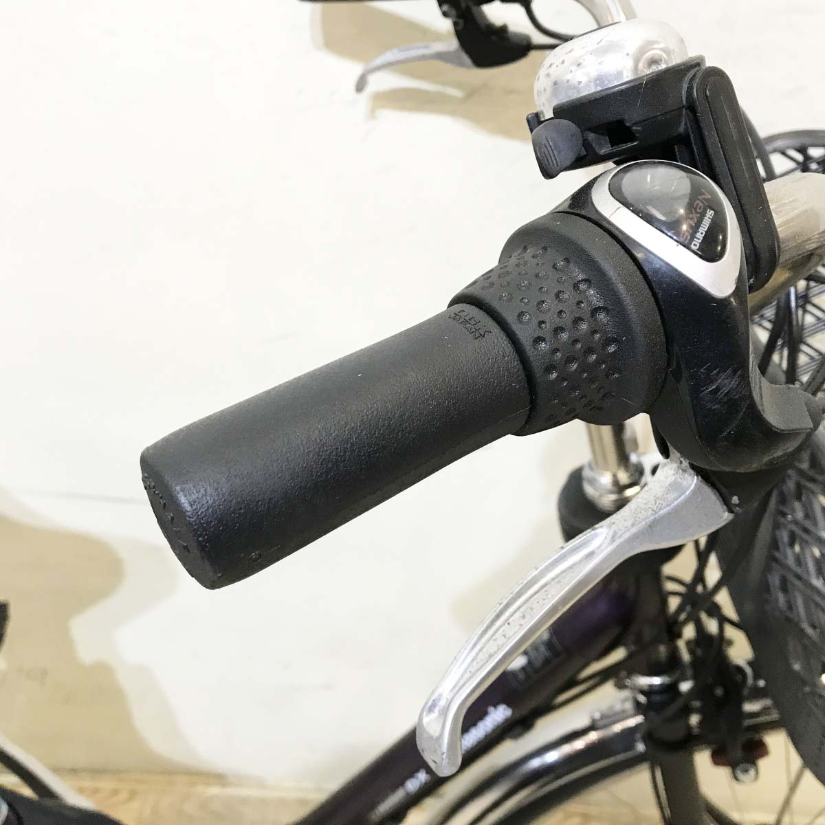 中古電動自転車 パナソニック ビビDX パープル 26インチ KH130