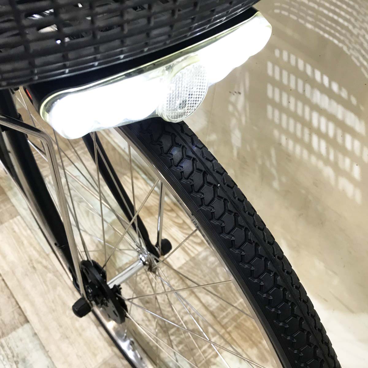 中古電動自転車 パナソニック ビビDX パープル 26インチ KH130