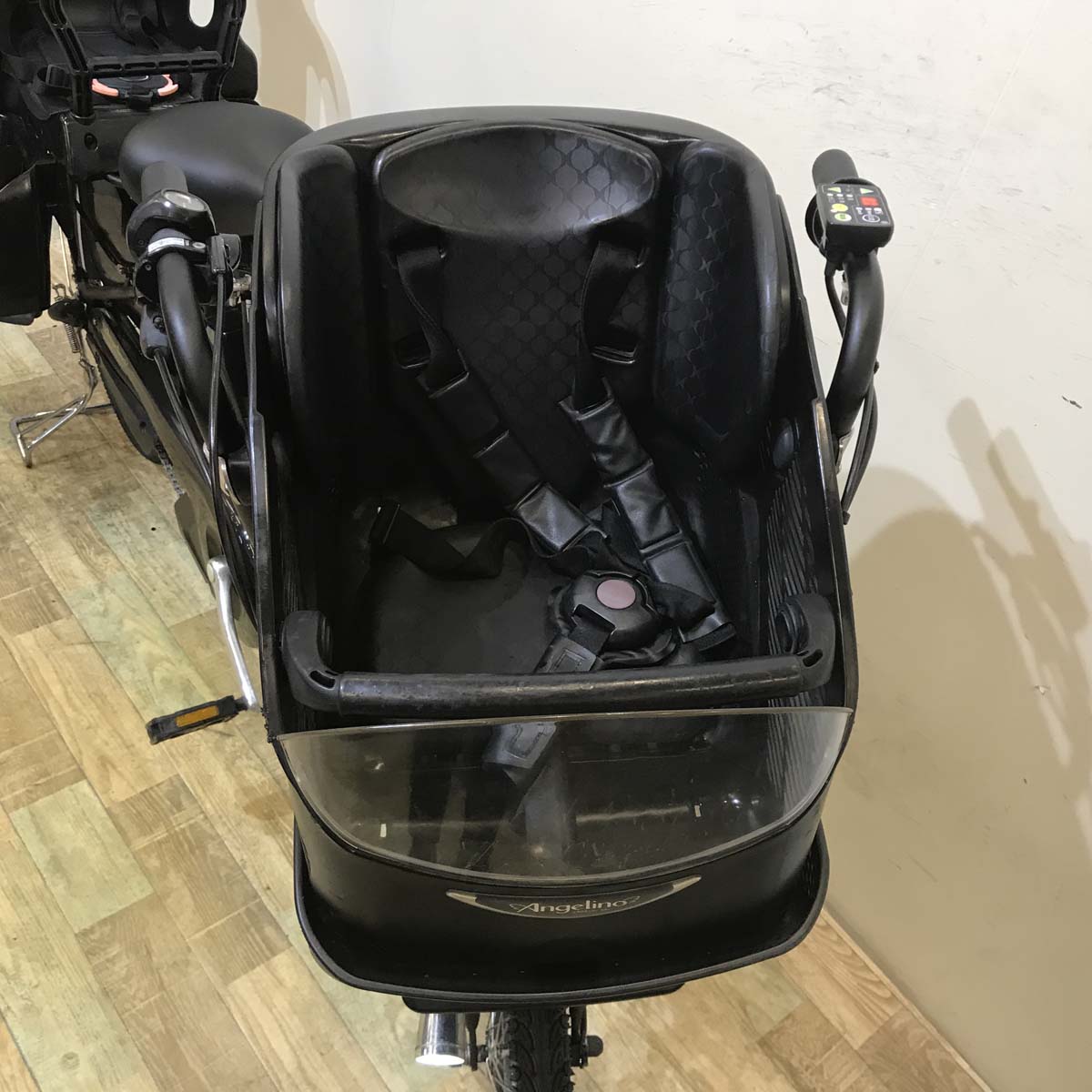 中古電動自転車 ブリヂストン アンジェリーノ プティット e ブラウン 20インチ KD045