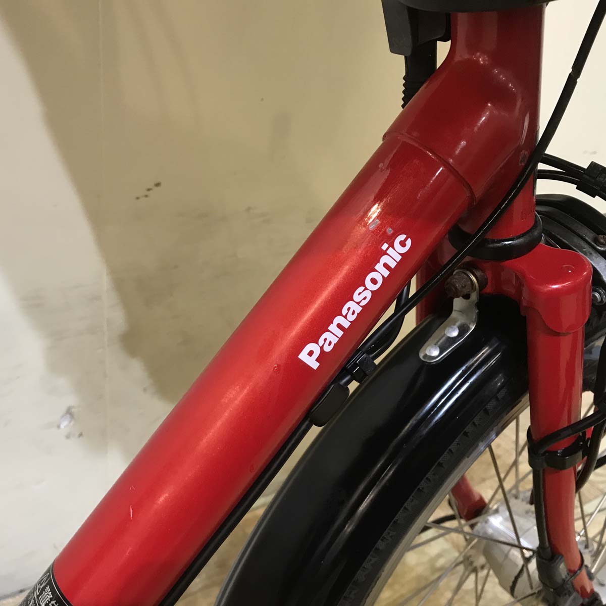 中古電動自転車 パナソニック ギュット ミニ DX レッド 20インチ KD046