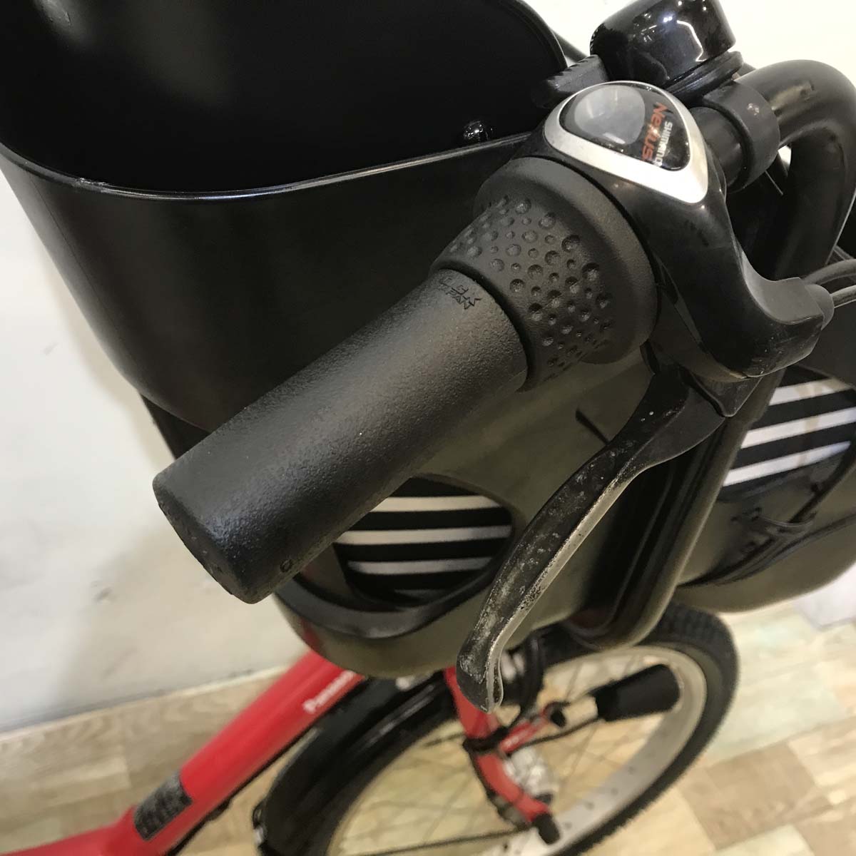中古電動自転車 パナソニック ギュット ミニ DX レッド 20インチ KD046
