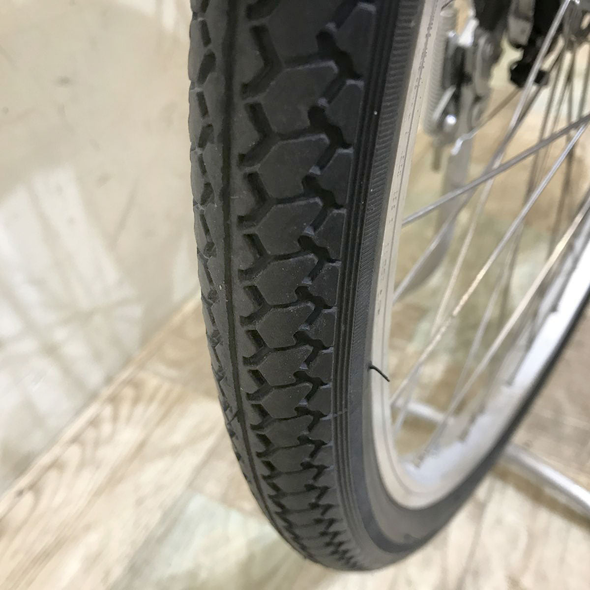 中古電動自転車 パナソニック ビビL レッド 24インチ KH132