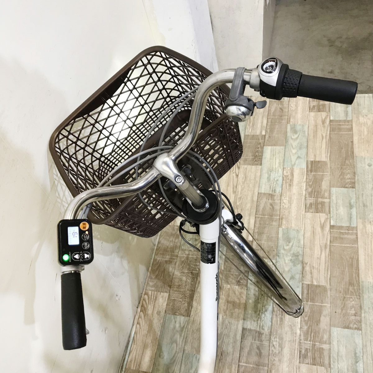 中古電動自転車 パナソニック ビビDX ホワイト 26インチ KH133