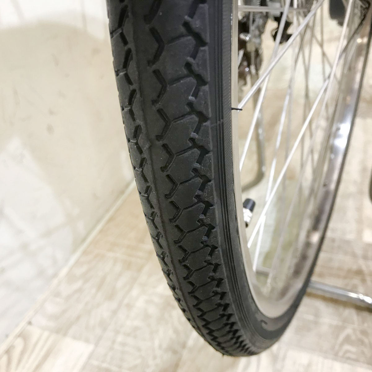 中古電動自転車 パナソニック ビビDX ホワイト 26インチ KH133