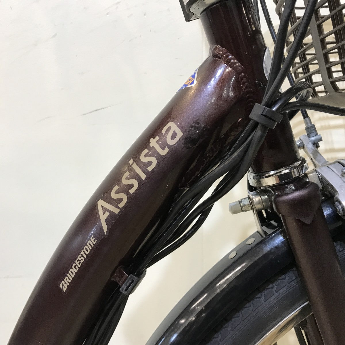 中古電動自転車 ブリヂストン アシスタ ブラウン 26インチ KI001