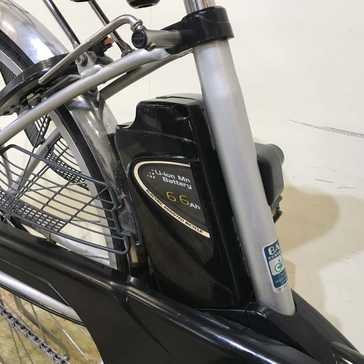 中古電動自転車 パナソニック ビビ TX シルバー 26インチ KD050