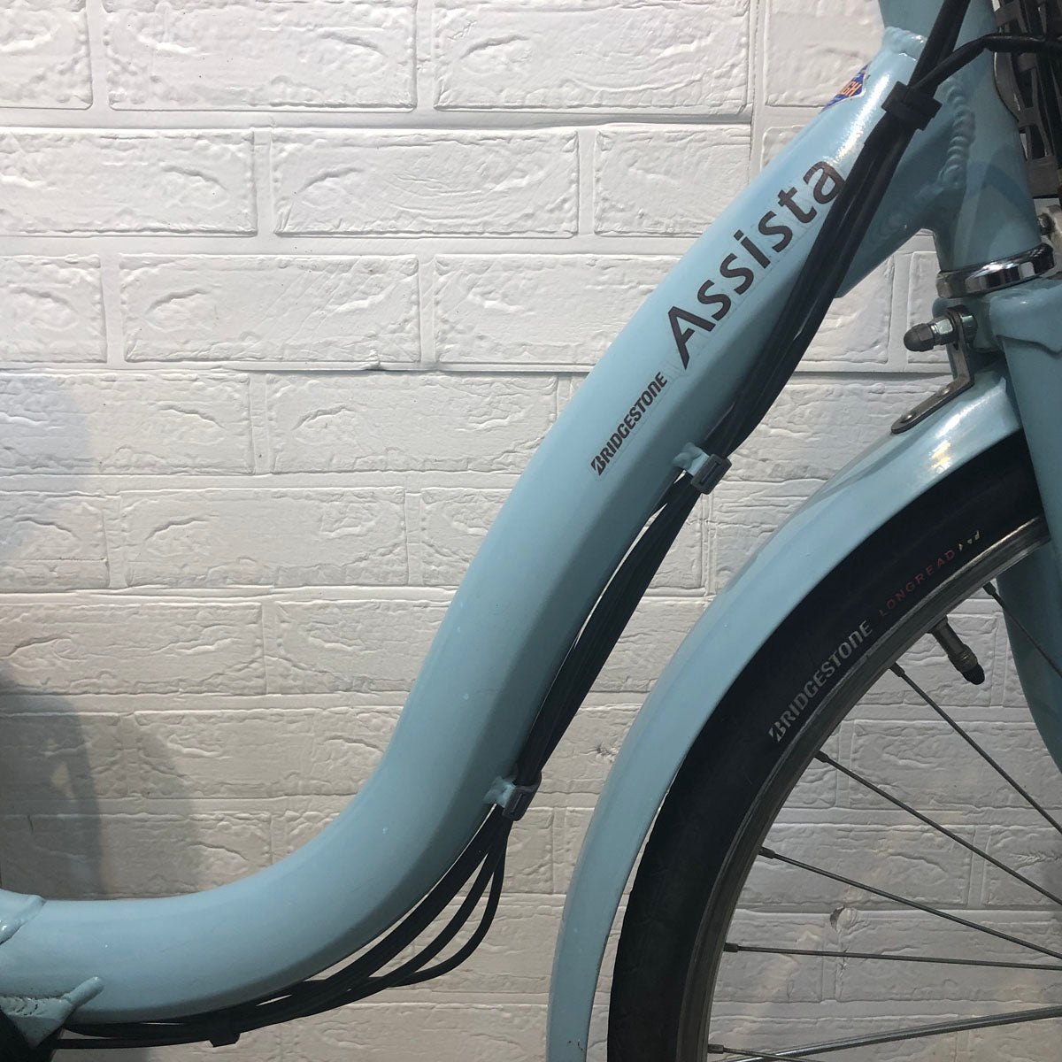 中古電動自転車 ブリヂストン アシスタ ベーシック ブルー 26インチ