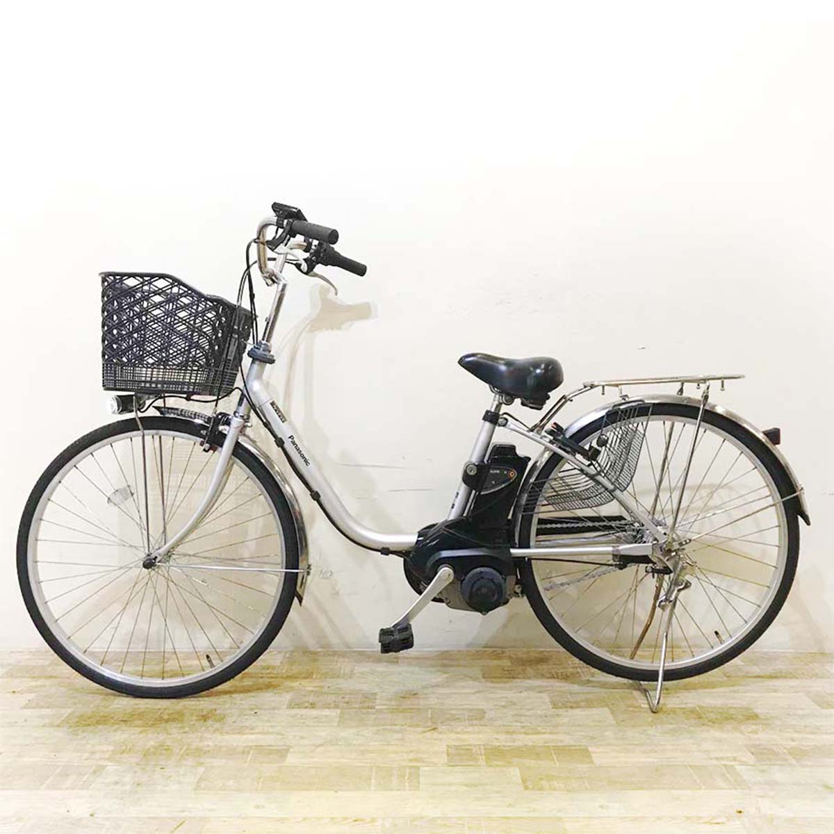 中古電動自転車 パナソニック ビビ TX シルバー 26インチ KD050