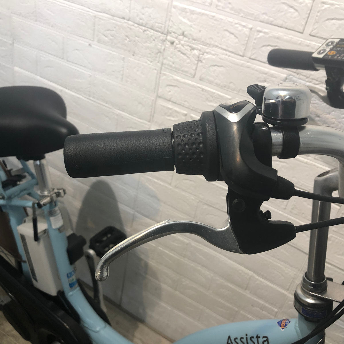 中古電動自転車 ブリヂストン アシスタ ベーシック ブルー 26インチ YE086