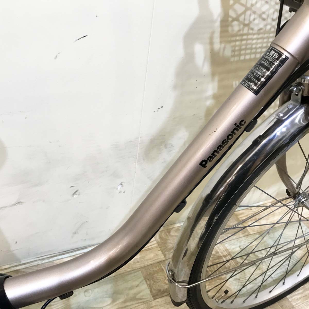 中古電動自転車 パナソニック ビビTX ピンク 26インチ KI004