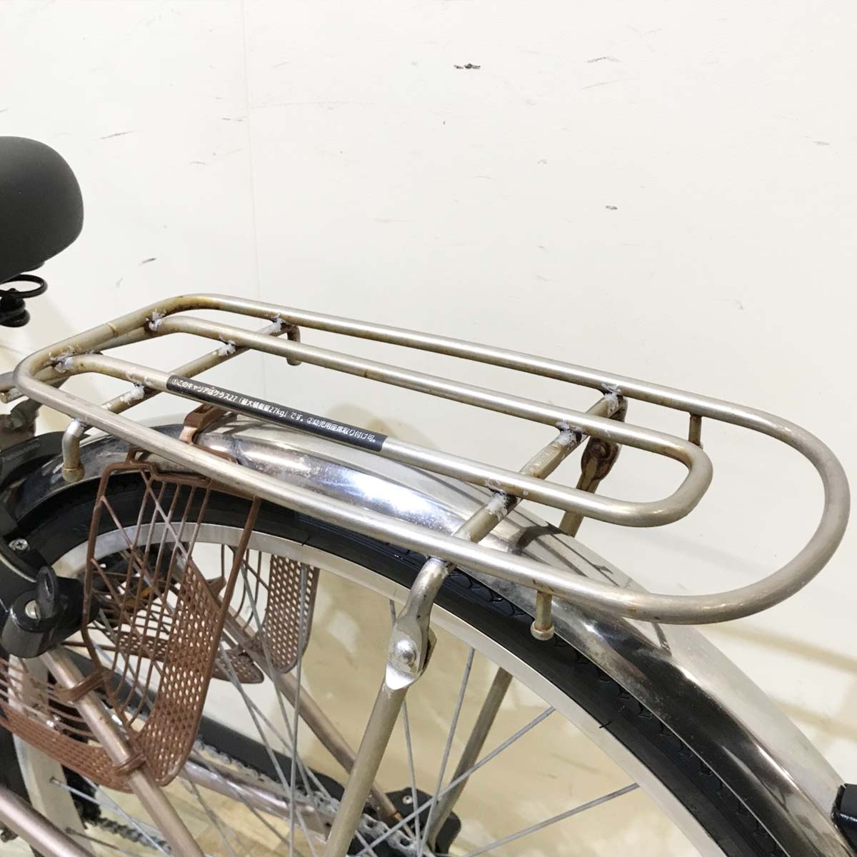 中古電動自転車 パナソニック ビビTX ピンク 26インチ KI004