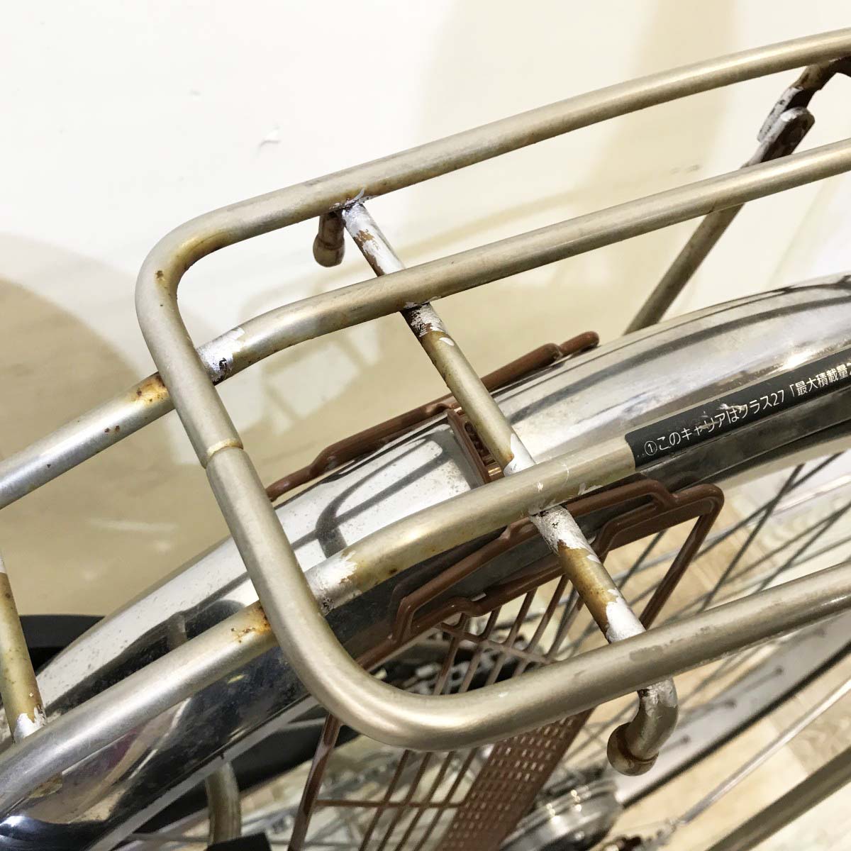 中古電動自転車 パナソニック ビビTX ピンク 26インチ KI004