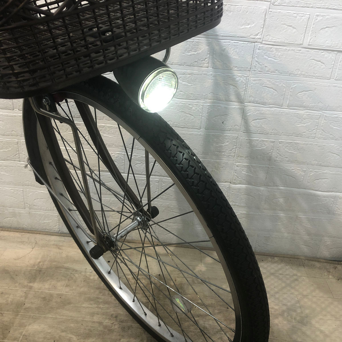 中古電動自転車 パナソニック ビビ TX ブラウン 24インチ YE088