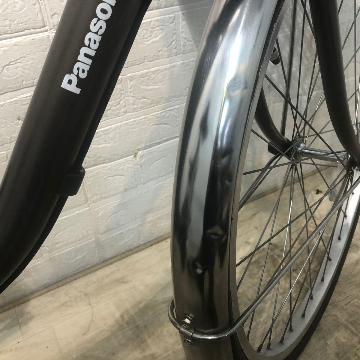 中古電動自転車 パナソニック ビビ TX ブラウン 24インチ YE088
