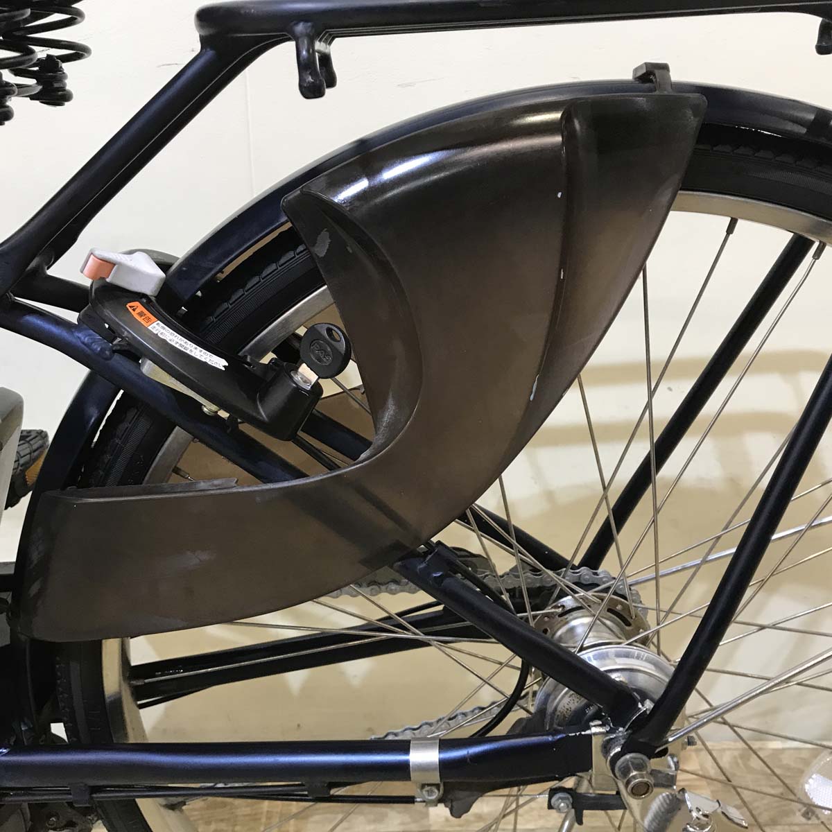 中古電動自転車 ヤマハ PAS ナチュラ L DX ネイビー 26インチ KD053