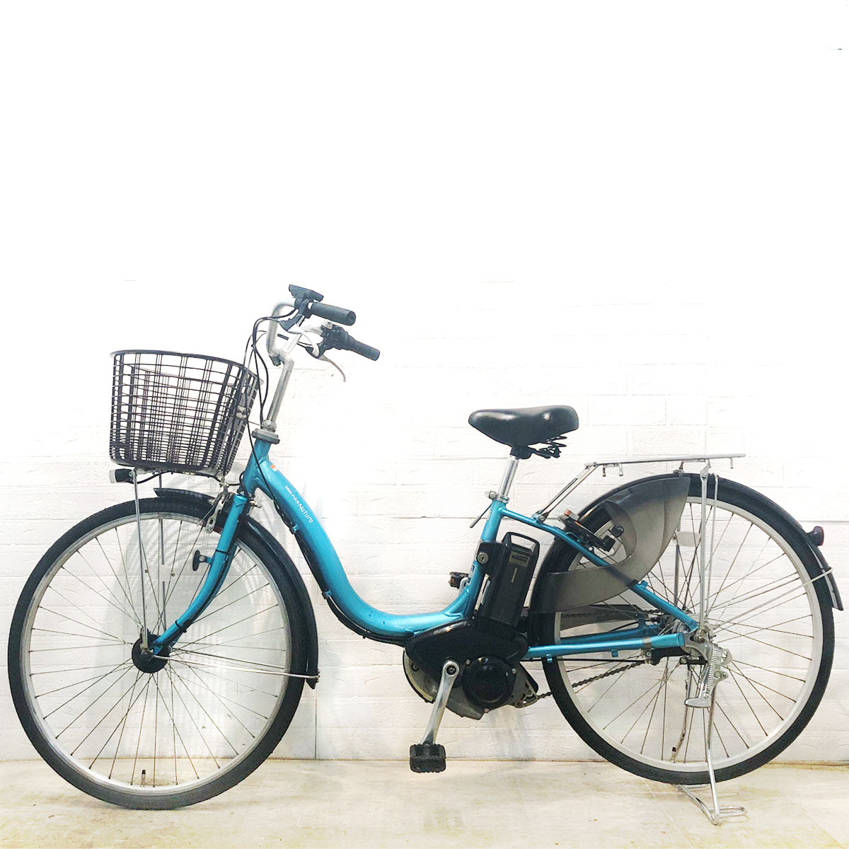 中古電動自転車 ヤマハ PAS ナチュラ S ブルー 26インチ YE090 – e-CHARIty
