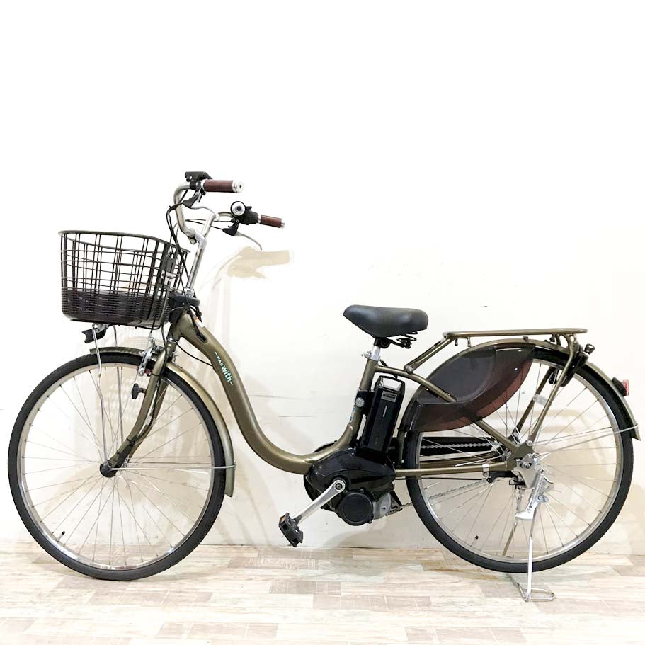 中古電動自転車 ヤマハ PAS ウィズ ゴールド 26インチ KI005
