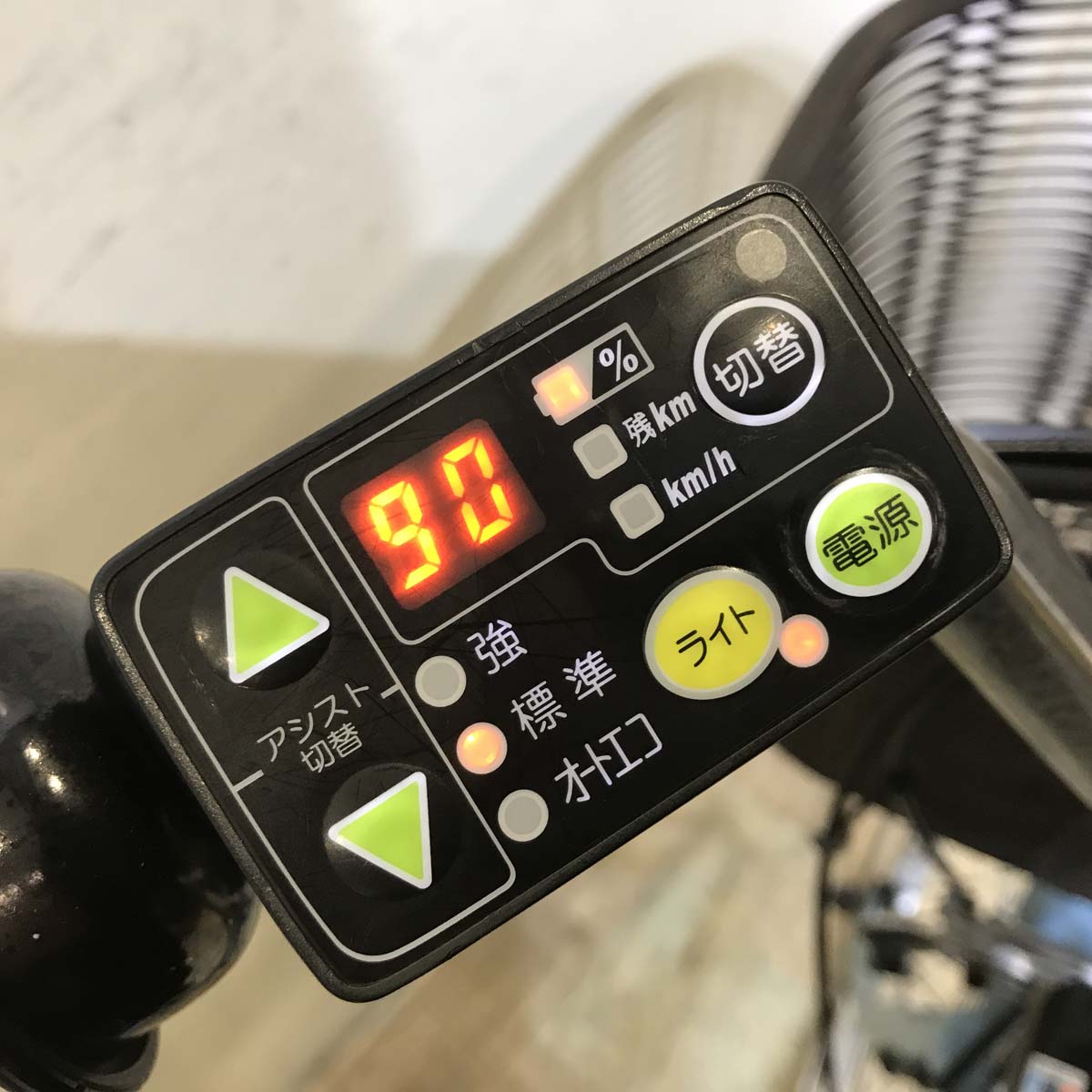 中古電動自転車 ブリヂストン アシスタ ファイン ブルー 26インチ KD055