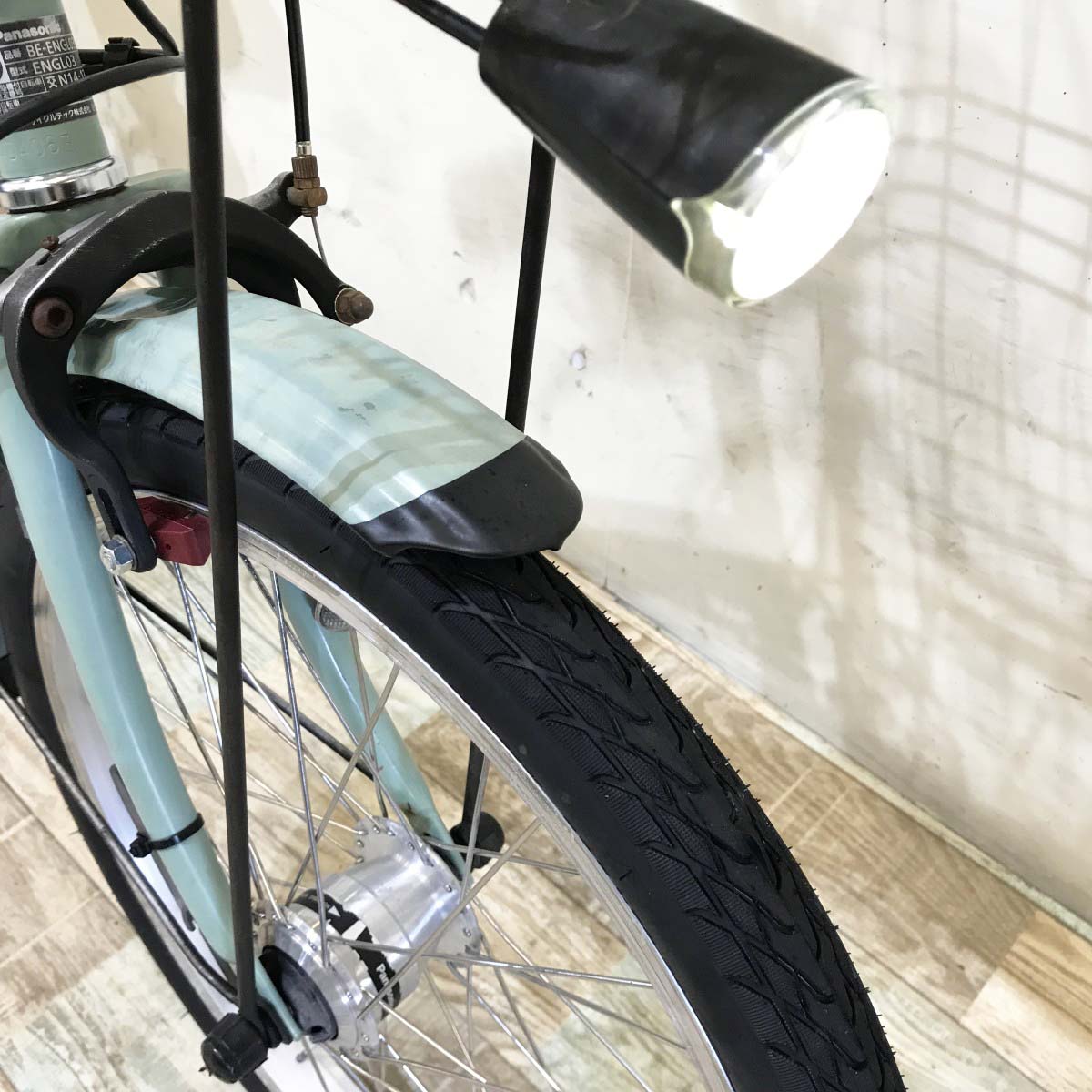 中古電動自転車 パナソニック グリッター グリーン 20インチ KI006
